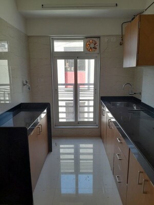 Kitchen in 2 BHK Apartment at Romell Allure, Borivali East – for Rent