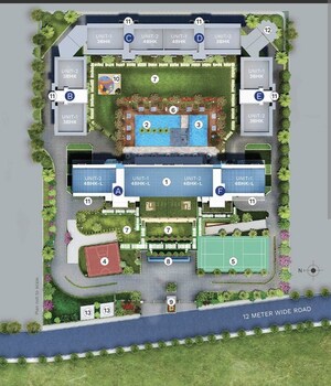 Master Plan in 3 BHK Apartment at Suncity Platinum Towers, Sector 28 – for Rent