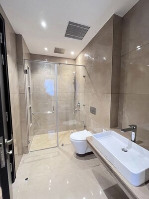 Bathroom in 3 BHK Apartment at Suncity Platinum Towers, Sector 28 – for Rent