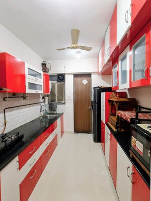 Kitchen in 2 BHK Apartment at Lakshmi Ivana, Wakad – for Rent