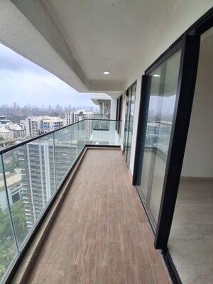 Balcony in 4 BHK Apartment at Kalpataru Magnus, Bandra East – for Rent