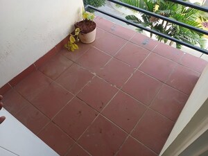 Balcony in 3 BHK Apartment at Manbhum Rhapsody, Financial District – for Rent