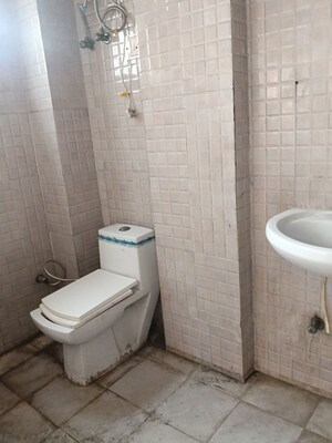 Bathroom in 1 RK Builder Floor at Sainik Farm – for Rent