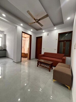 Living Room in 2 BHK Builder Floor at Chattarpur – for Rent