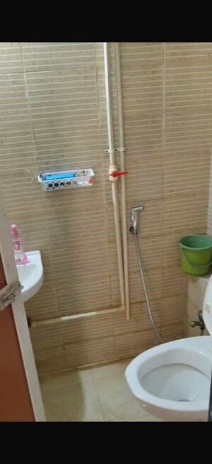 Bathroom in 2 BHK Apartment at DB Orchid Ozone, Dahisar East – for Rent