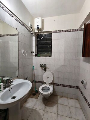 Bathroom in 2 BHK Apartment at K Raheja Vihar, Powai – for Rent