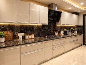 Kitchen in 3 BHK Apartment at Emaar Palm Gardens, Sector 83 – for Sale