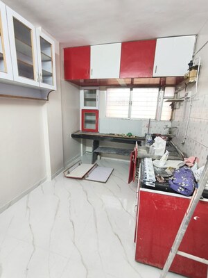 Kitchen in 2 BHK Apartment at Wadgaon Sheri – for Rent