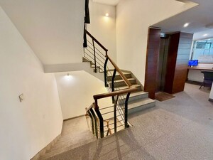 Staircase in 3 BHK Builder Floor at Anand Niketan – for Rent