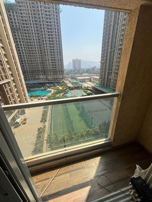 Balcony in 2 BHK Apartment at Dosti West County Phase 4 Dosti Pine, Balkum Pada – for Rent
