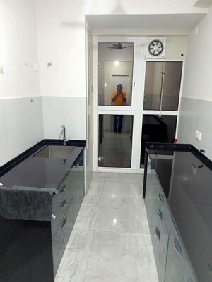 Kitchen in 1 BHK Apartment at Tata Serein, Pokhran Road No Two – for Rent