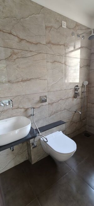Bathroom in 3 BHK Apartment at Vyas Whispering Wind Phase II, Baner – for Rent