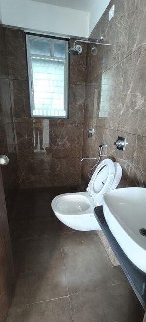 Bathroom in 3 BHK Apartment at Vyas Whispering Wind Phase II, Baner – for Rent