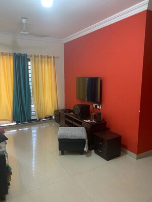 Living Room in 1 BHK Apartment at K Raheja Heights, Malad East – for Rent