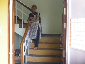 Staircase in 4 BHK Apartment at Baner – for Rent