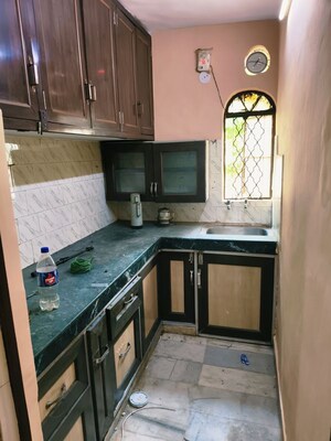 Kitchen in 1 BHK Independent House at Rohini Sector 5 – for Rent