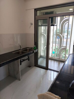 Balcony in 1 BHK Apartment at Transcon Triumph Tower, Andheri West – for Rent