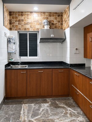 Kitchen in 3 BHK Builder Floor at Baishnabghata Patuli Township, Patuli – for Sale