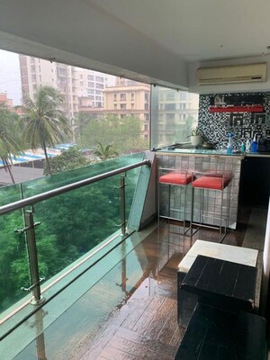 Balcony in 4 BHK Apartment at RNA Auroville, Santacruz West – for Sale