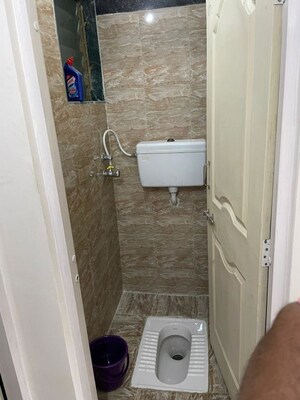 Bathroom in 1 BHK Apartment at Divij Viki Heights, Ghatkopar East – for Rent
