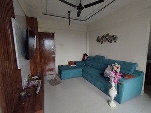 Living Room in 2 BHK Apartment at Mukta Residency, Shilphata – for Rent