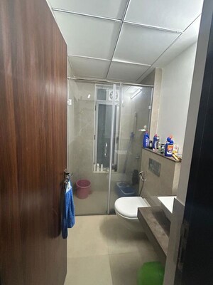 Bathroom in 1 BHK Apartment at Piramal Revanta, Mulund West – for Rent