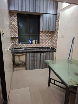 Kitchen in 1 RK Apartment at Kopar Khairane – for Rent