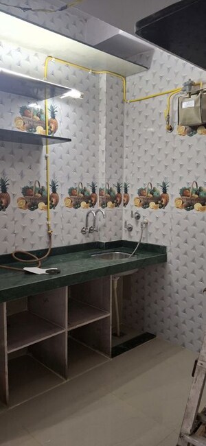 Kitchen in 1 BHK Apartment at Kopar Khairane – for Rent