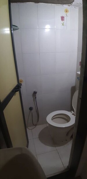 Bathroom in 1 BHK Apartment at Subham Galaxy Kopar Khairane, Kopar Khairane – for Rent