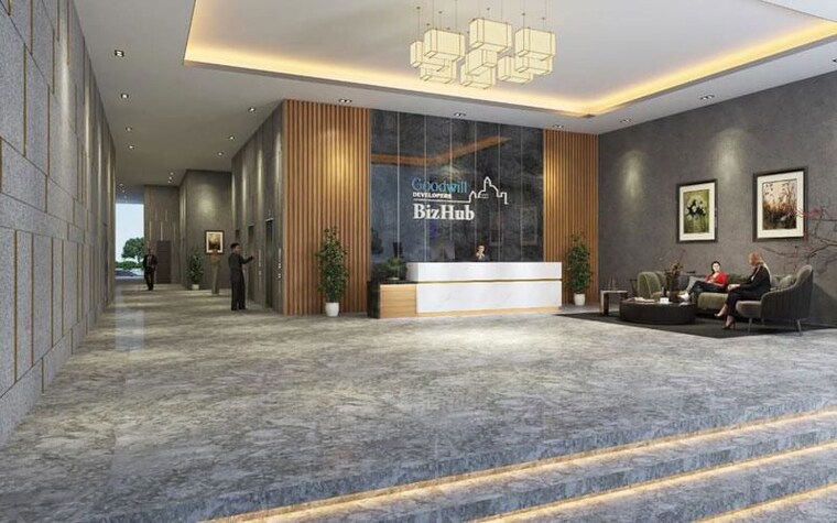 Floor Plan, goodwill-bizhub Commercial Office Space 670 Sq.Ft. In Turbhe Navi Mumbai 10771974