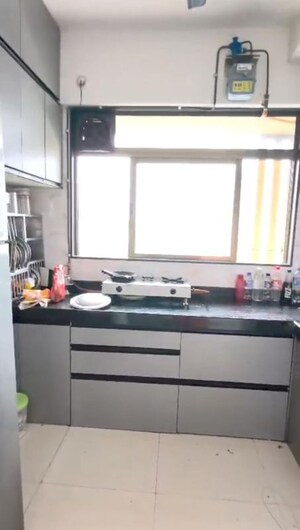 Kitchen in 2 BHK Apartment at Chandak Nishchay, Borivali East – for Rent