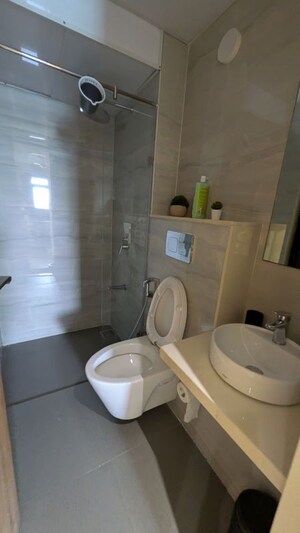 Bathroom in 2 BHK Apartment at Piramal Aranya, Byculla – for Rent