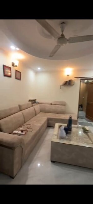 Living Room in 1 BHK Builder Floor at Kailash Hills – for Rent