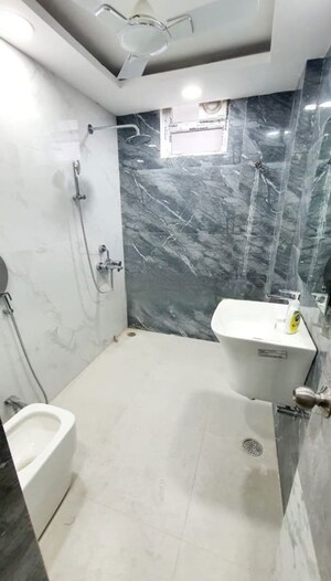 Bathroom in 3 BHK Apartment at Rishita Manhattan, Gomti Nagar – for Rent