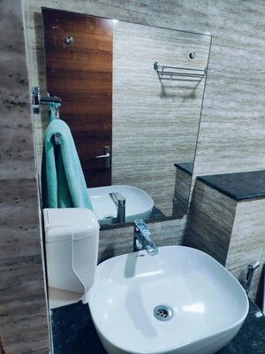 Bathroom in 4 BHK Apartment at Unitech The World Spa, Sector 30 – for Rent