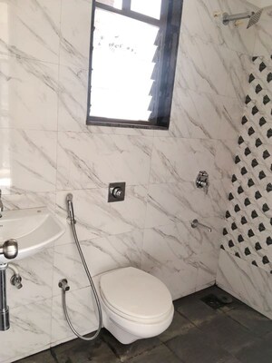 Bathroom in 1 BHK Apartment at UK Iridium, Kandivali East – for Rent