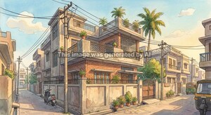  Independent House – Exterior View View at Rajrooppur - for Sale