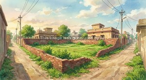 Plot Area in  Land at Aharak – for Sale