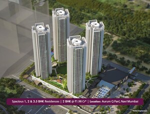 2 BHK Apartment – Exterior View View at Aurum Q Residences, Ghansoli - for Sale