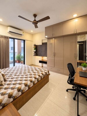 Bedroom in 3 BHK Apartment at Union Park Khar West, Khar West – for Rent