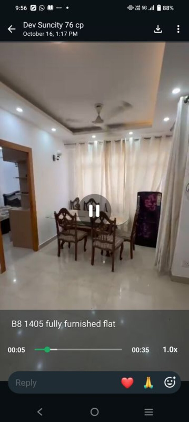 Living Room, suncity-avenue-76 2 Bedroom 582 Sq.Ft. Apartment In Sector 76 Gurgaon 10772618