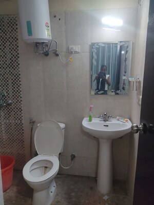 Bathroom in 2.5 BHK Apartment at Galaxy North Avenue ll, Gaur City 2 – for Rent