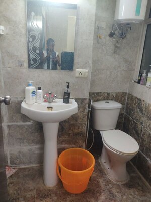 Bathroom in 2.5 BHK Apartment at Galaxy North Avenue ll, Gaur City 2 – for Rent