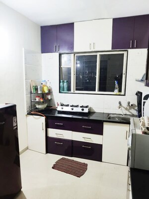 Kitchen in 1 BHK Builder Floor at shiv Kalp Homes, Wadgaon Sheri – for Rent