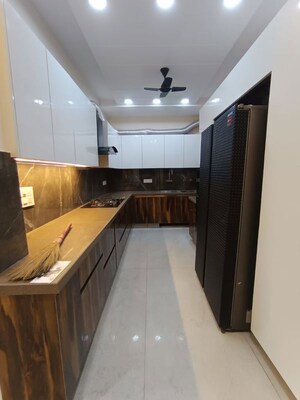 Kitchen in 3 BHK Builder Floor at Sushant Lok I – for Rent
