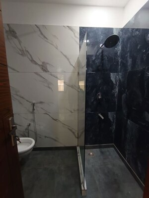 Bathroom in 3 BHK Builder Floor at Sushant Lok I – for Rent