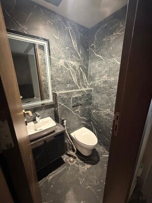 Bathroom in 3 BHK Apartment at Piramal Mahalaxmi, Mahalaxmi – for Rent