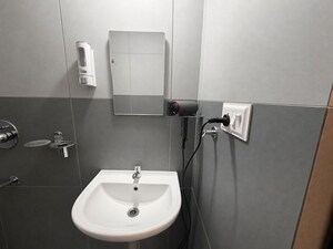 Bathroom in 3 BHK Apartment at Marathon Monte South, Byculla West – for Rent