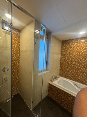 Bathroom in 3 BHK Apartment at Lodha The Park Tower 6, Worli – for Rent