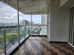 Balcony in 4 BHK Apartment at Park Grandeur, Baner – for Rent